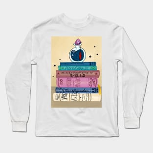 Witch and Wizard Spell Books Long Sleeve T-Shirt